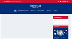Desktop Screenshot of humanicsfresnostate.org